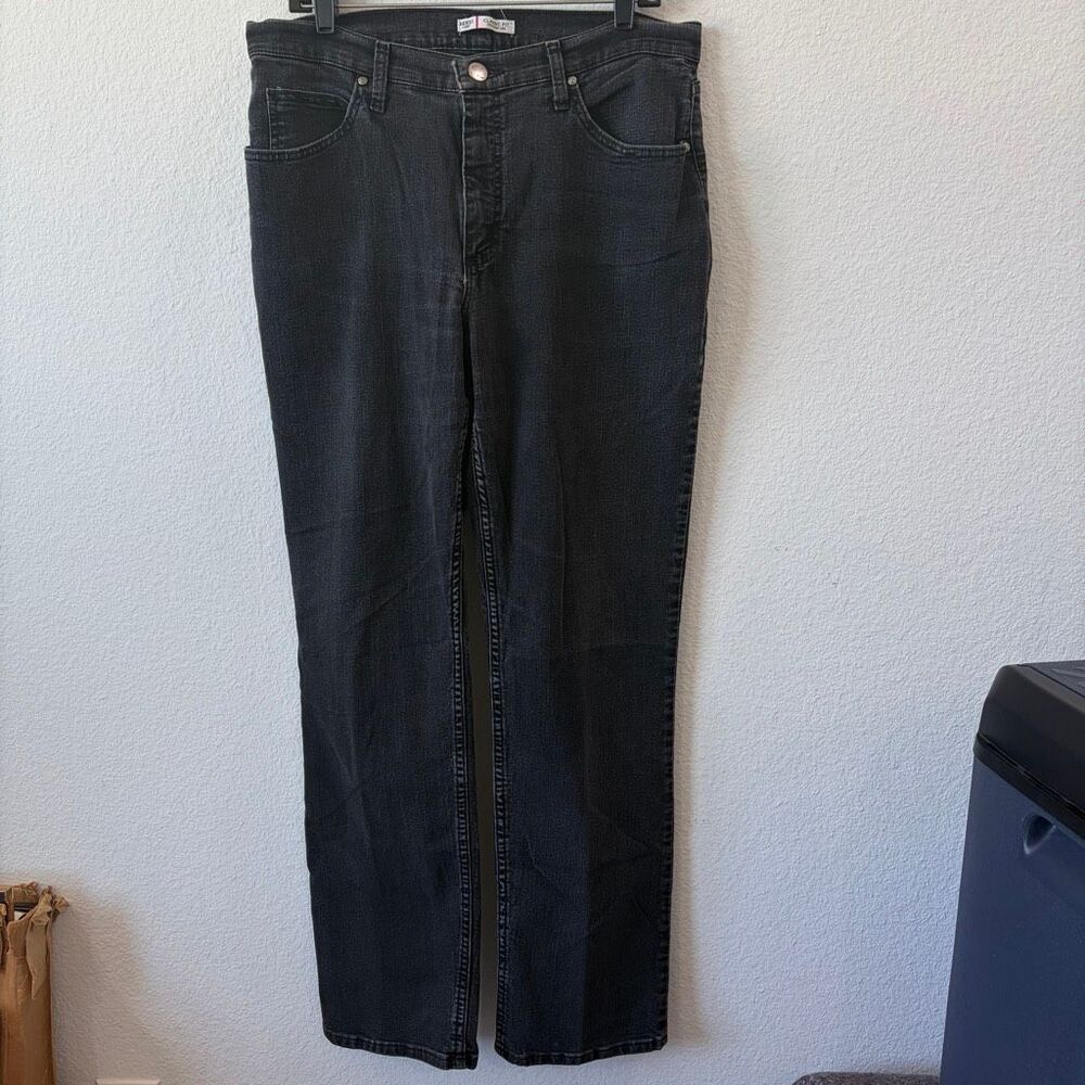 Lee Classic Fit Black High-Rise Straight Leg Jean Size 14L